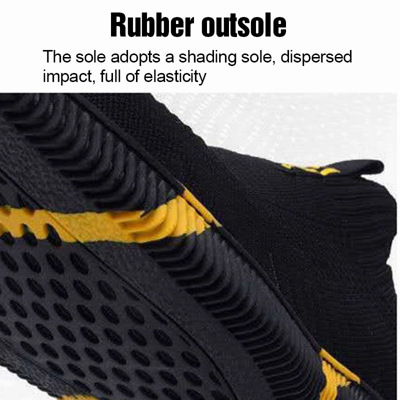 Best Running Shoe For Bad Knees Men's Breathable Mesh Slip On Sneakers