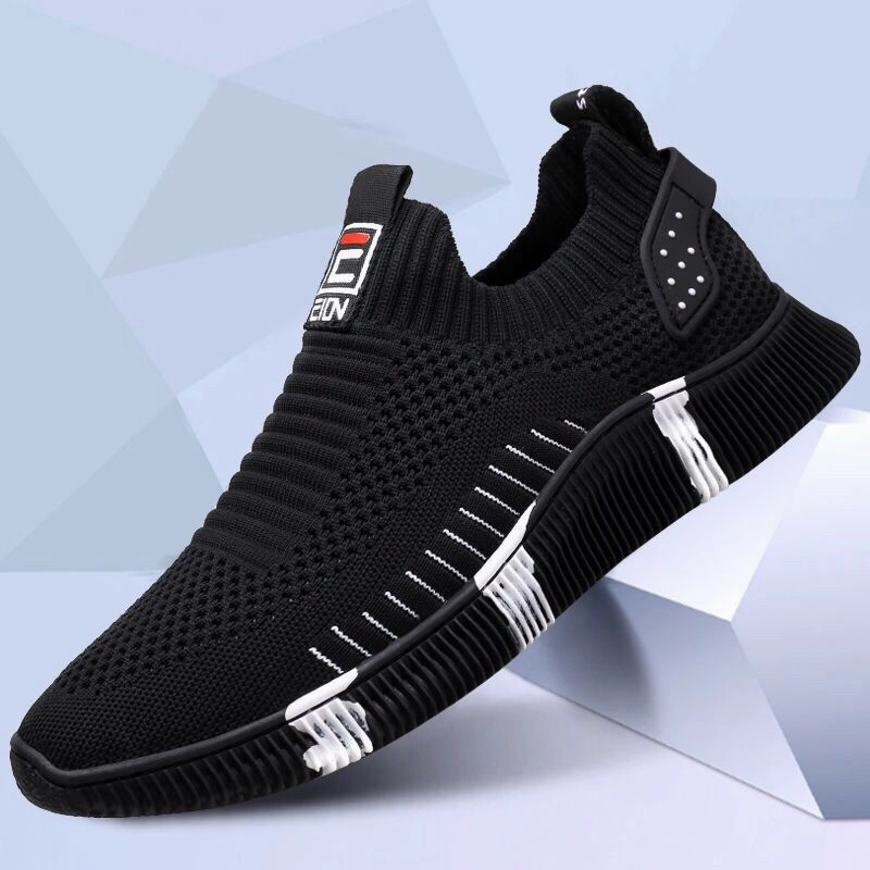 Men's Breathable Mesh Slip On Sneakers Run