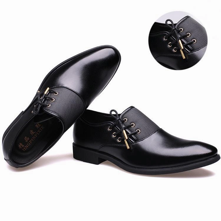 Men's Business Oxford Dress Shoes Faux Leather Casual Shoes
