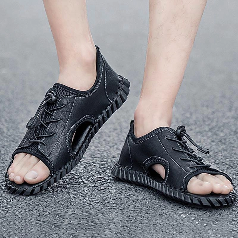 Men's Casual Elastic Sandals Buckle For Sandals