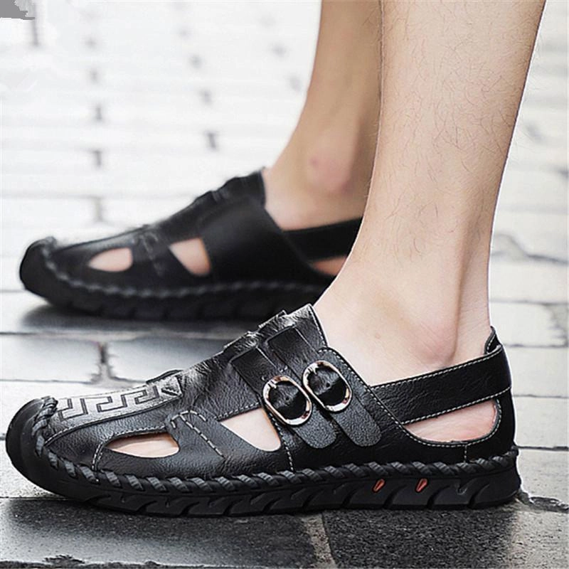 Antigua Restaurants Men's Leather Soft Fashion Sandals