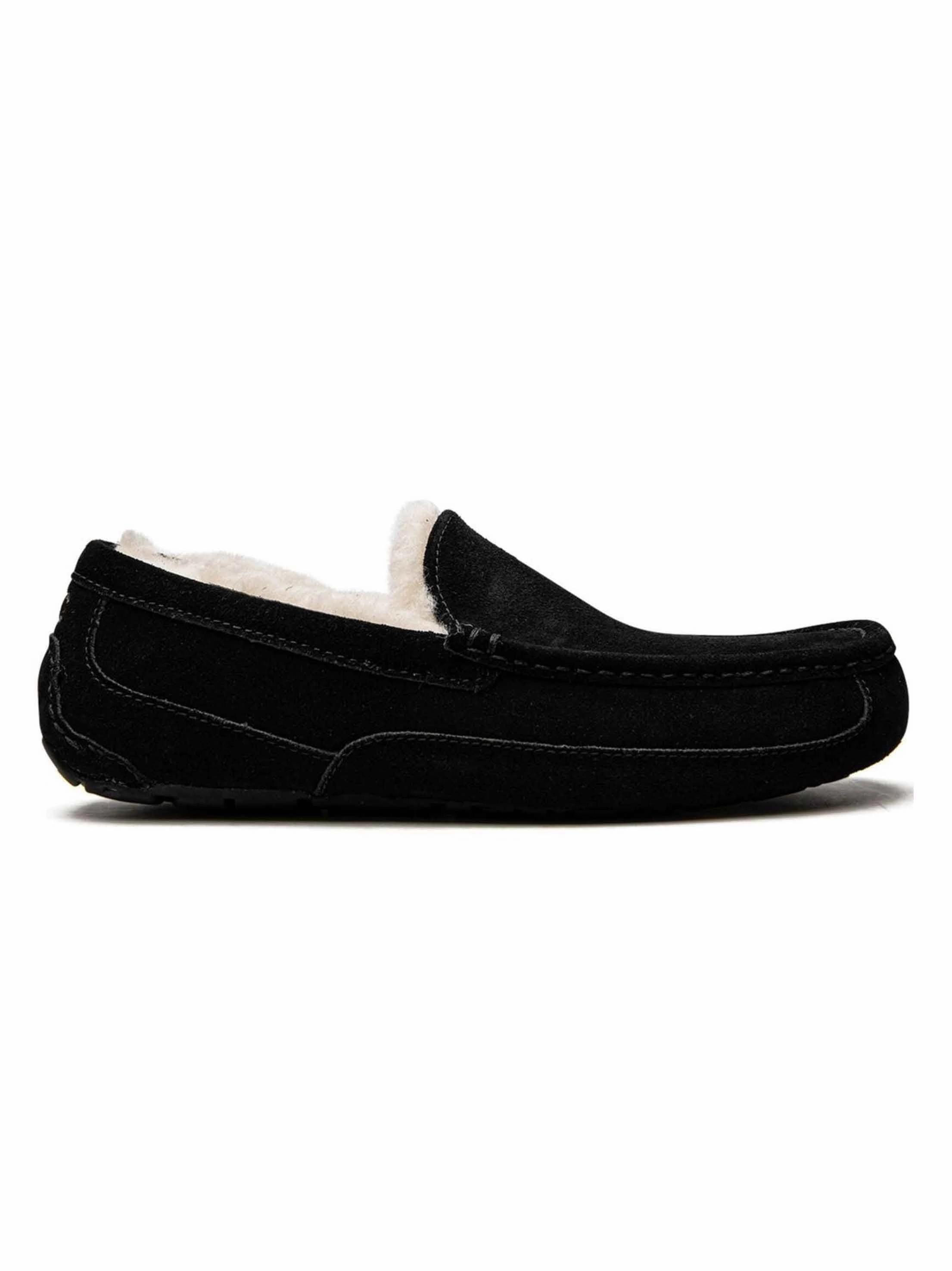 Men's Mocassin Slippers,Black Athletic Slides