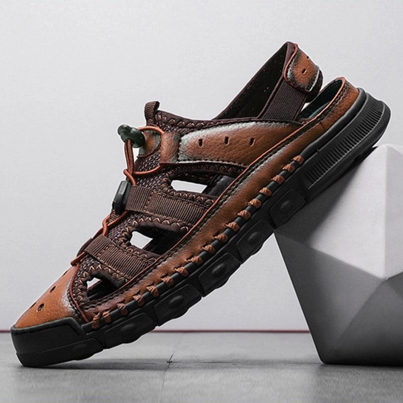 Logo Slippers Men's Outdoor Casual Breathable Sandals