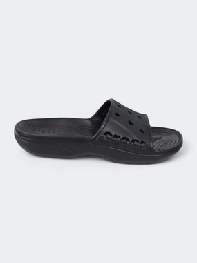 Scott Hawaii Slippers Men's Plain Slide Slippers, Black
