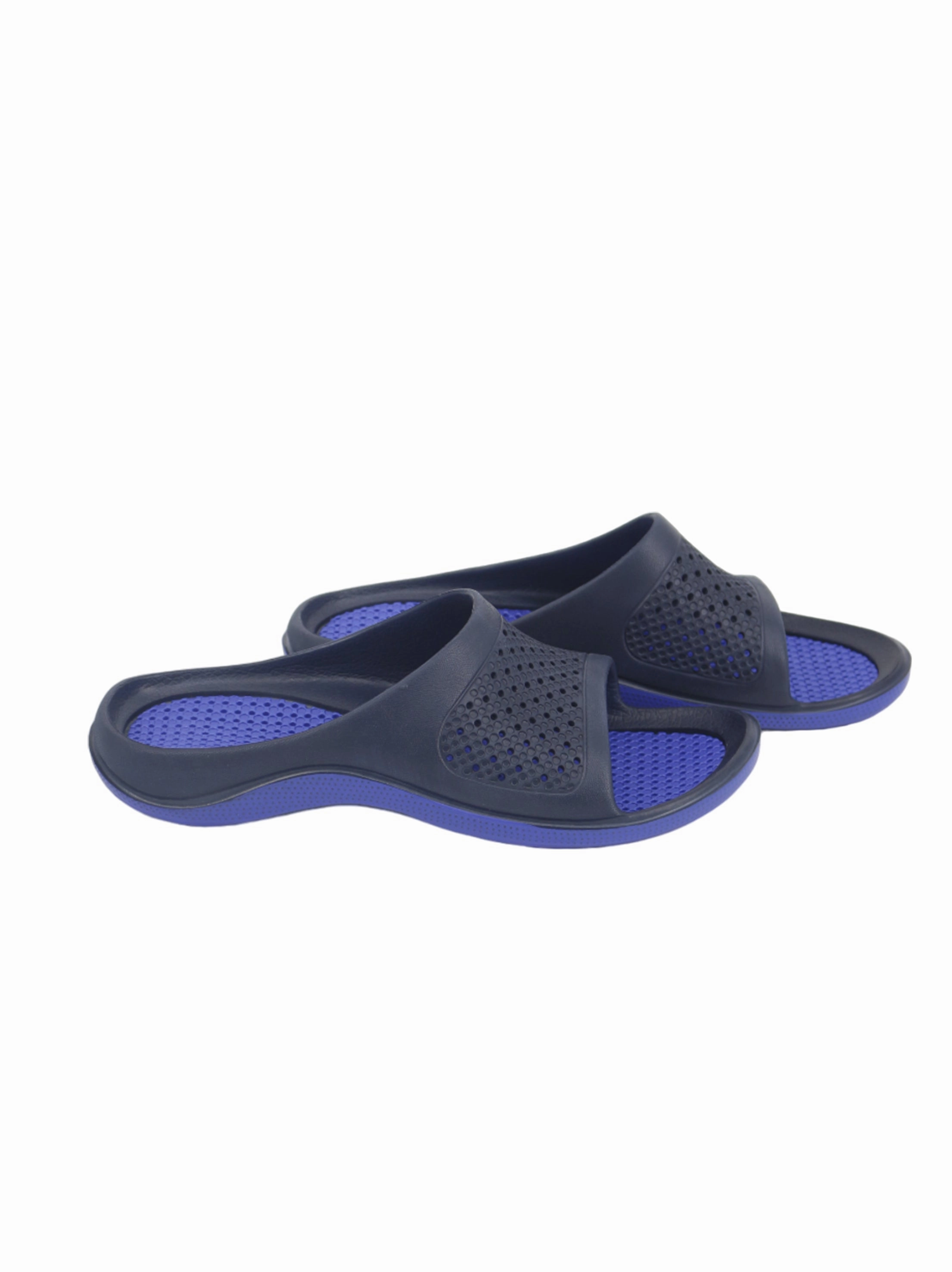 Men's Plain Solid Slippers,Blue/Navy Birkenstock Zermatt Slippers