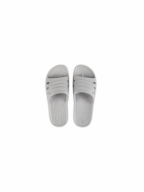Men's Textured Slippers,Light Grey Best Slippers For Achilles Tendonitis