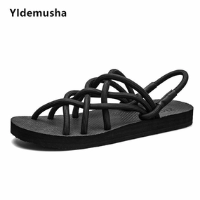 Men Sandals Comfortable Shoes 2020 New Beach Men Shoes Summer shoes Man Sandals Flip Flops New Fashion Gladiator flat sandles Strappy Kitten Heel Sandals