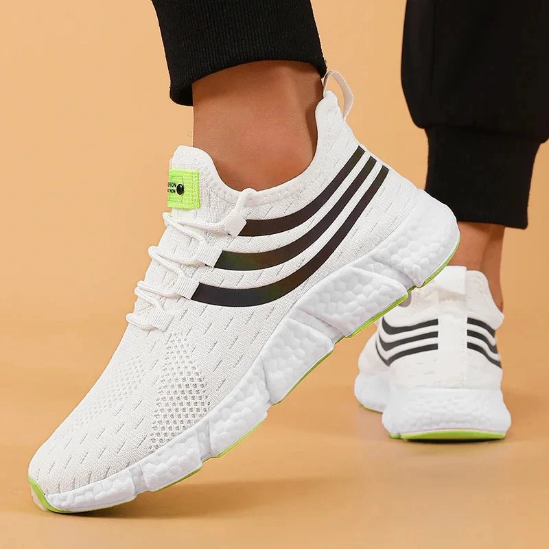 Wedding Shoe Ideas Flats Men Shoes Breathable Classic Running Sneakers for Man Outdoor Light Comfortable Mesh Shoes Slip on Walking Shoes Tenis Masculino