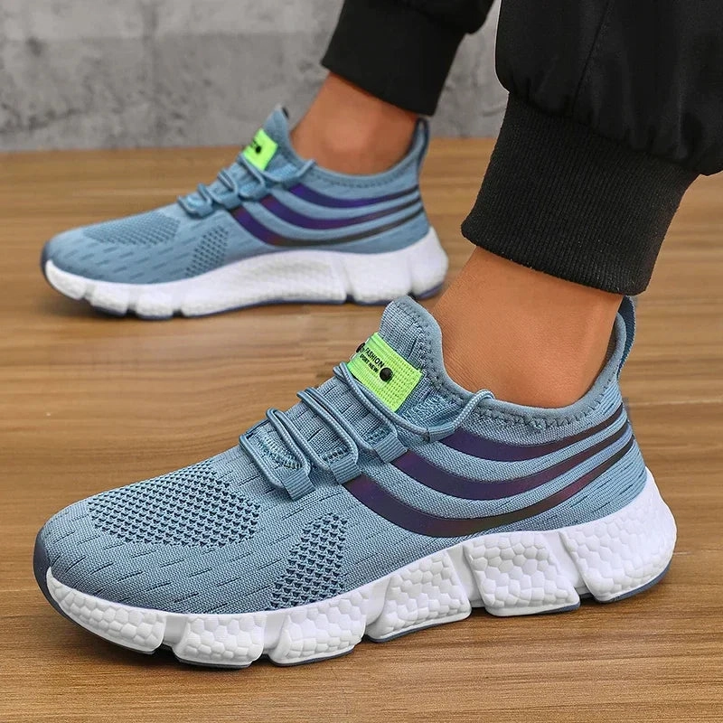 Men Shoes Breathable Classic Running Sneakers for Man Outdoor Light Comfortable Mesh Shoes Slip on Walking Shoes Tenis Masculino Best Shoes For Nurses With Flat Feet