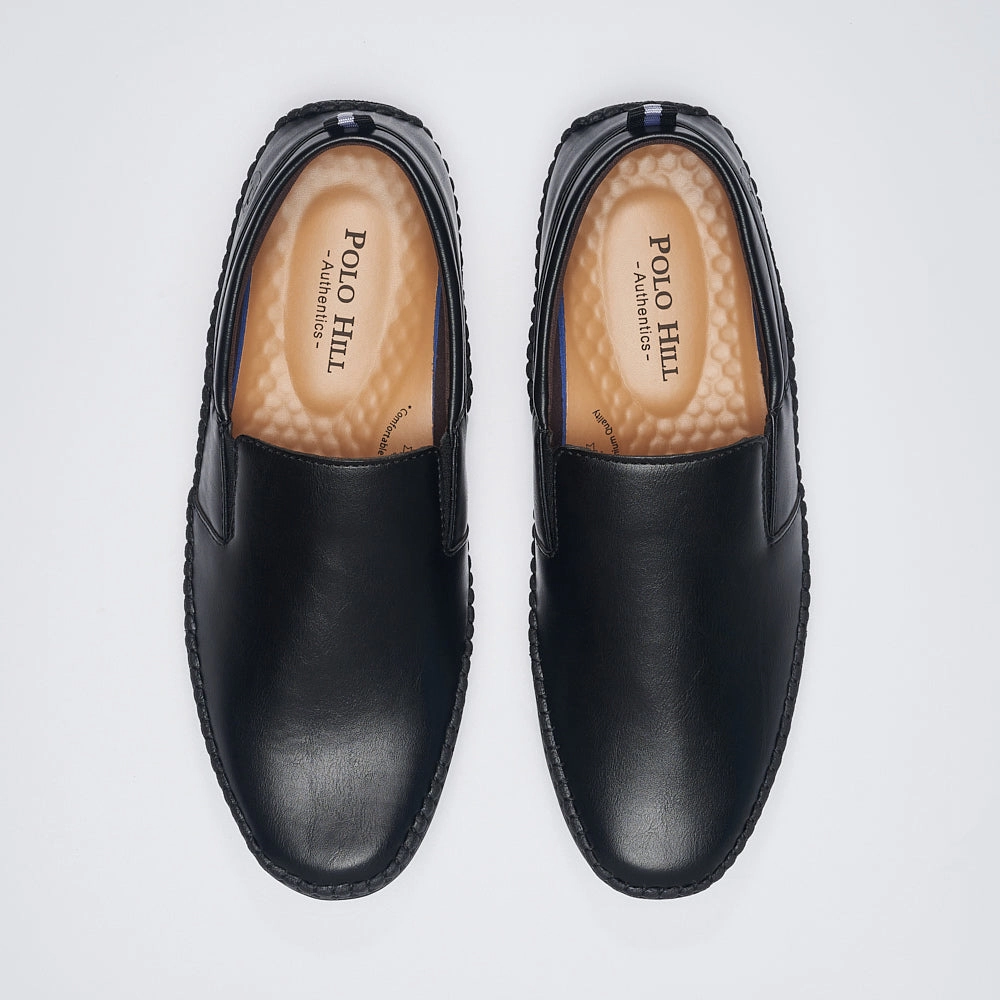Men Slip On Loafers Shoes Navy Suit With Loafers