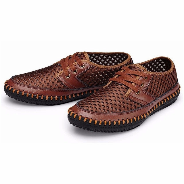 Men Summer mesh shoes Flat Shoe