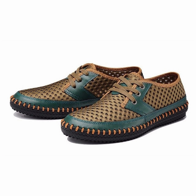Men Summer mesh shoes Flat Date Night Shoes