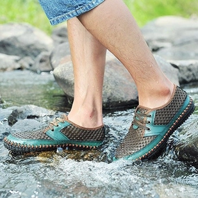 Flat Shoes Elizabeth Men Summer mesh shoes