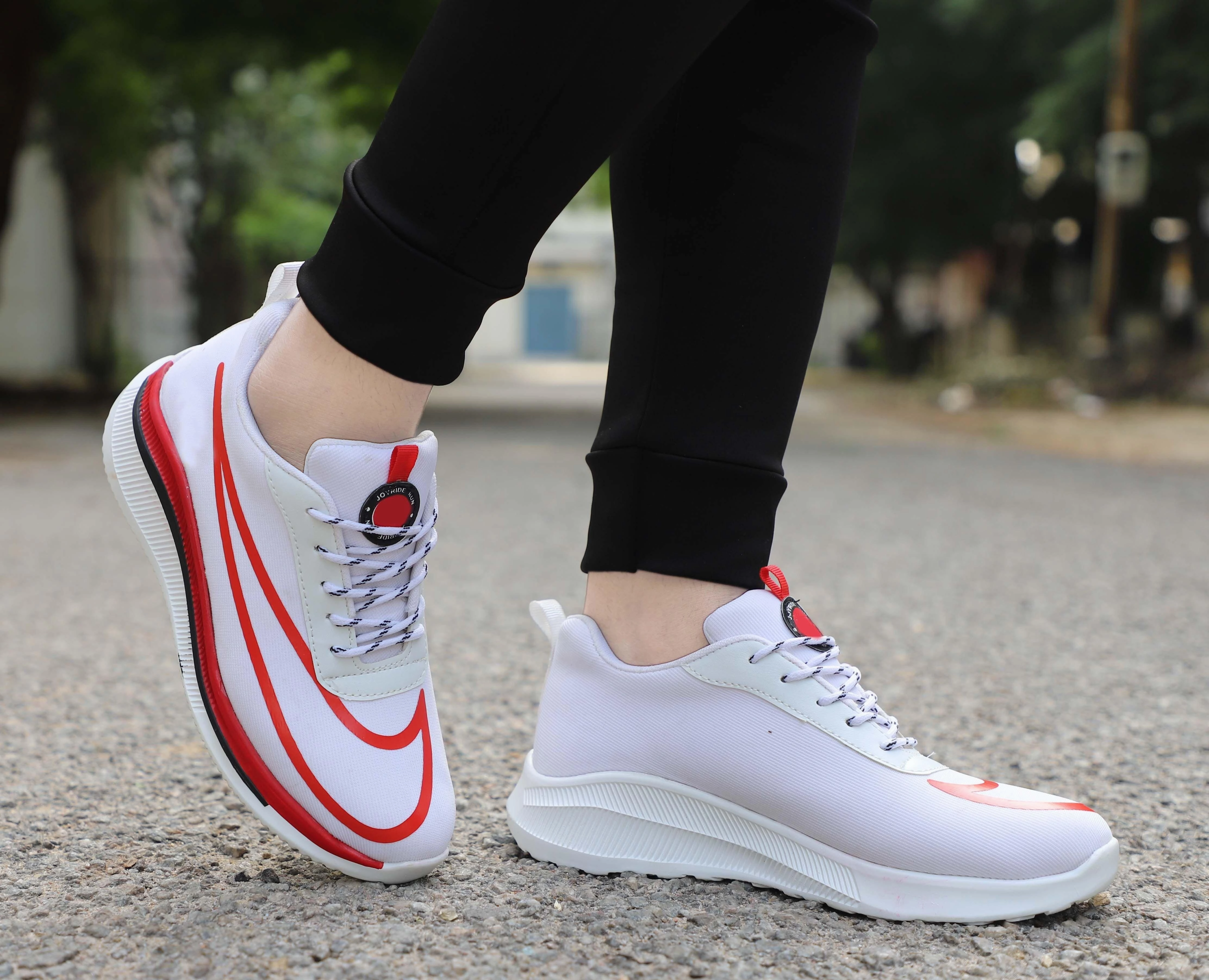 Grey Shoes Casual Men White Casual Lace up Comfortable Sports Shoes