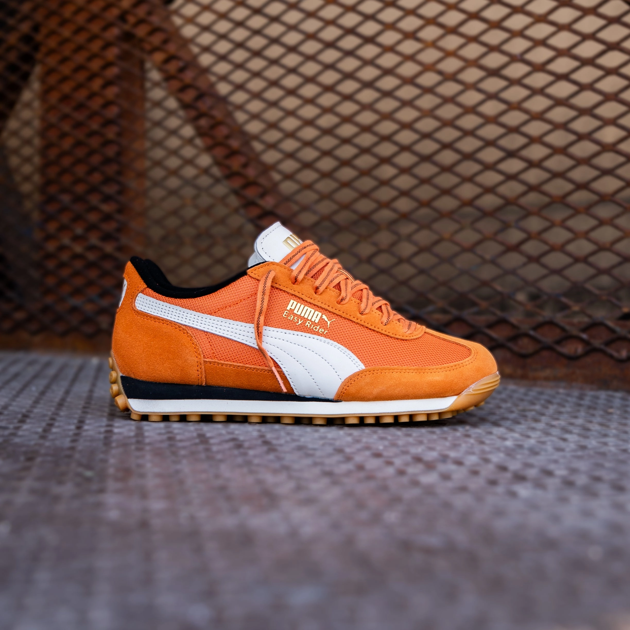 Mens Puma Easy Rider Footie (Maple Syrup/Warm White) Best Asics Walking Shoe