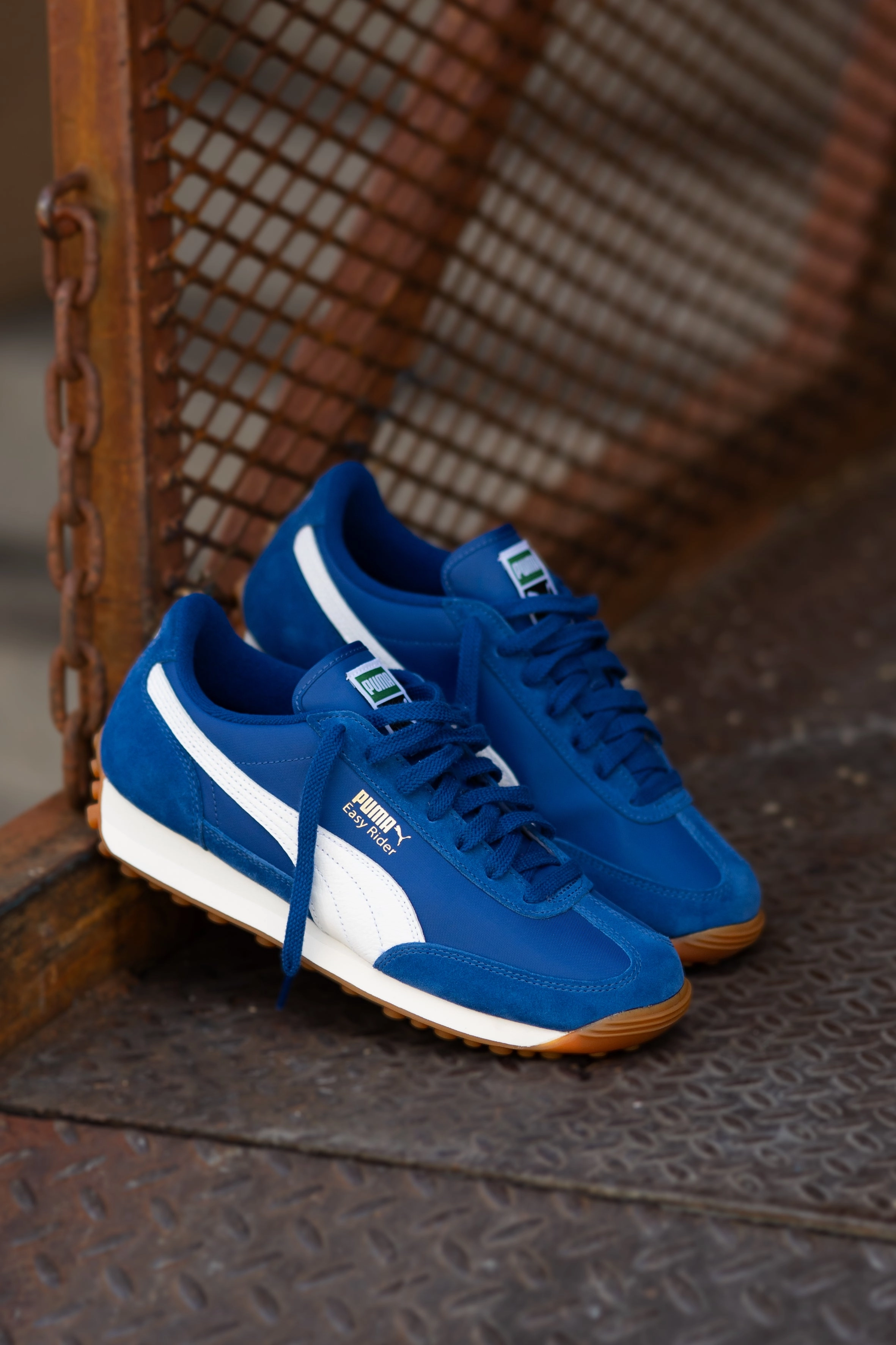 Asics 5k Race Shoes Mens Puma Easy Rider Vintage (Clyde Royal/ Puma White)