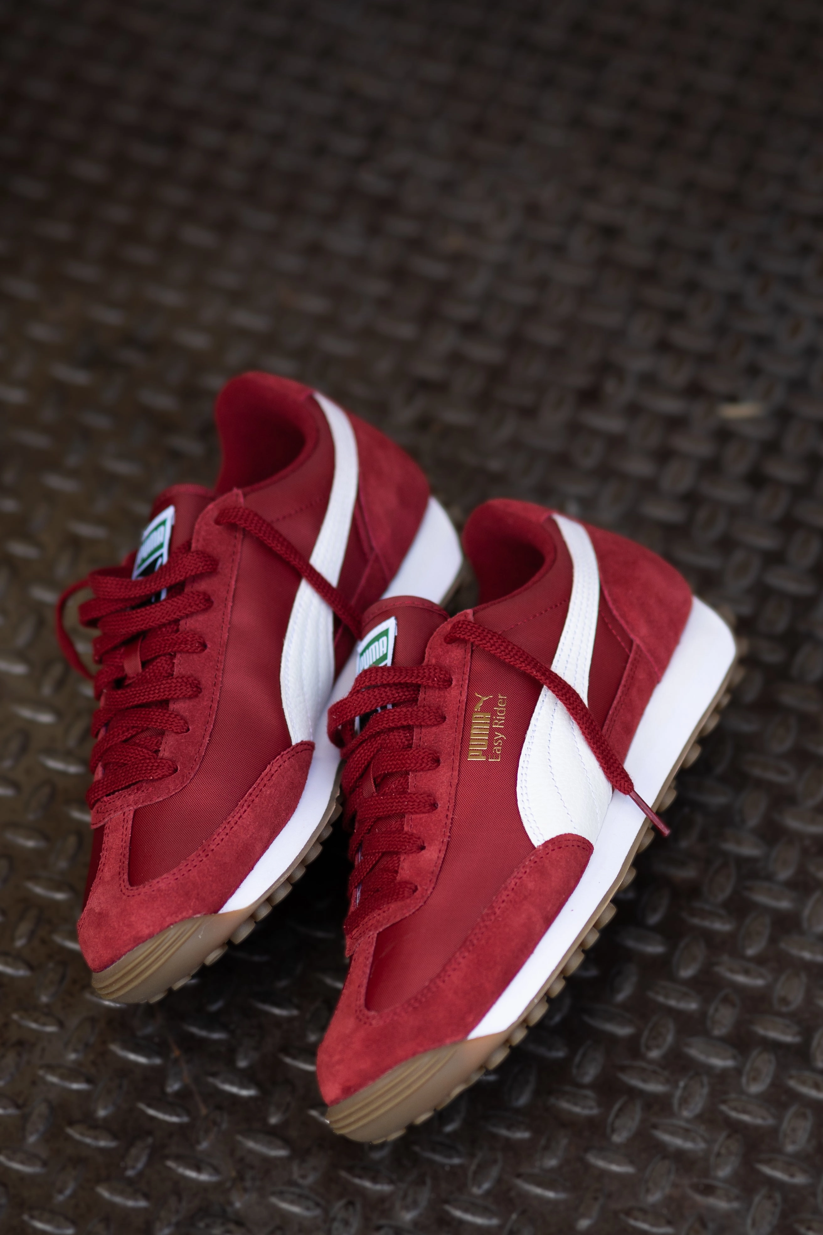 Puma Vinsanity Shoes Mens Puma Easy Rider Vintage (Intense Red/Puma White)