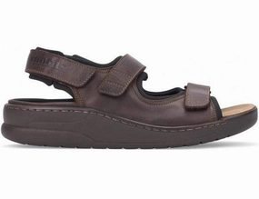 Mephisto Mobils Men's Valden Sandals- Dark Brown Sandals Punta Cana