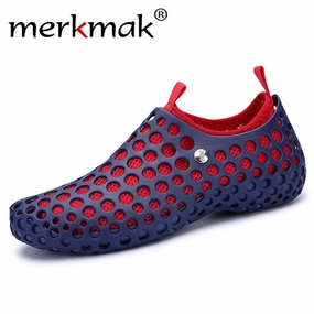 Pony Shoes Sneakers Merkmak 2017 Shoes Men Summer Sandals Breathable Soft Flats Driving Fretwork Chaussures Homme Water Fishing Zapatos Masculinos