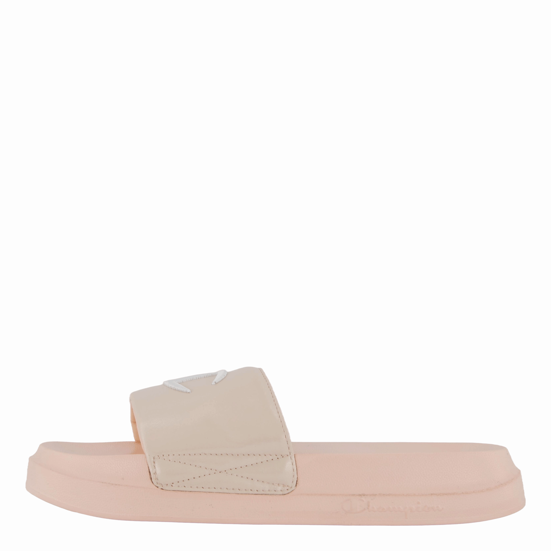Miami Platform Slide Rose Dust Stretch Flip Flops