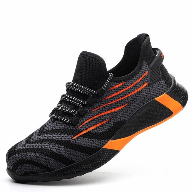 Best Running Shoe For Flat Feet And Overpronation MJYTHF Safety Shoes Men Puncture-Proof Work Sneakers