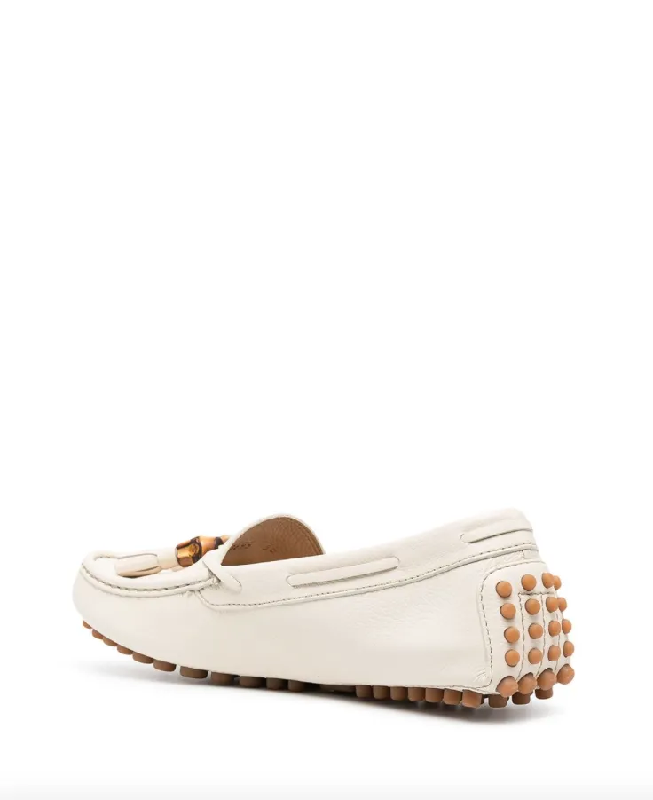 Beaumont Loafers Gucci pebbled tassel loafers
