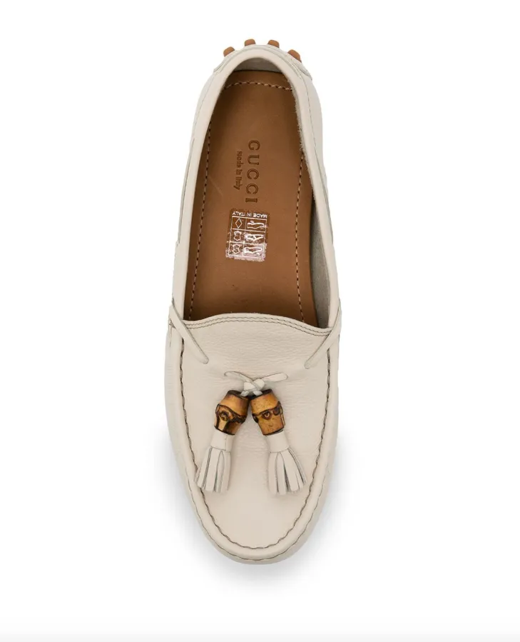 Loafers For Fall Gucci pebbled tassel loafers