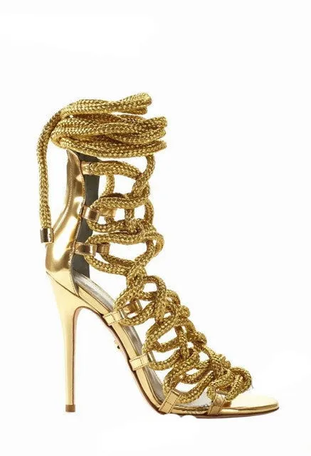 Trend Sandals Monica Chiang Inspired Braided Rope Sandals