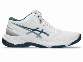 Asics Netburner Ballistic FF MT 3 Men White/Vintage Indigo Asics Waterproof Trail Running Shoes