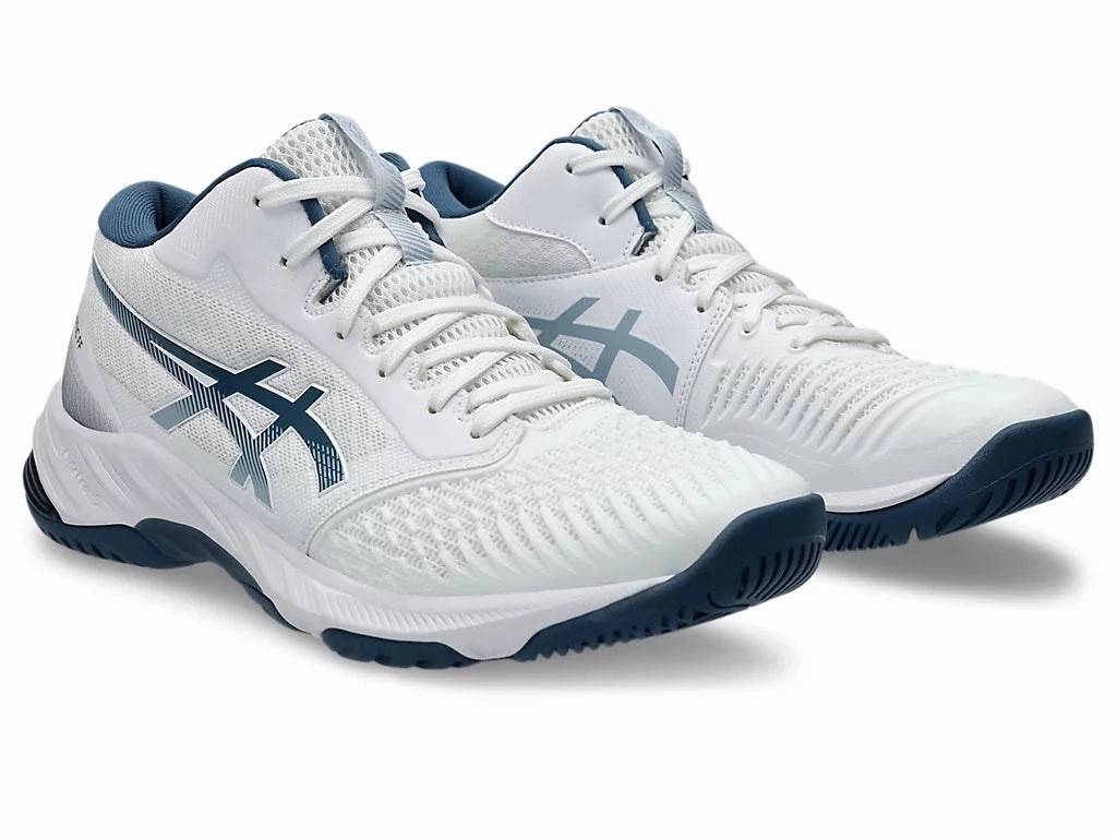 Asics Gel Venture 8 Trail Running Shoes Asics Netburner Ballistic FF MT 3 Men White/Vintage Indigo