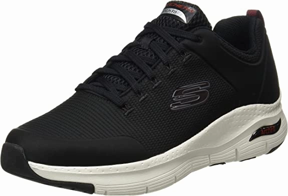 How To Wear Jeans With Running Shoes Skechers Men's Arch Fit - Waveport 232200