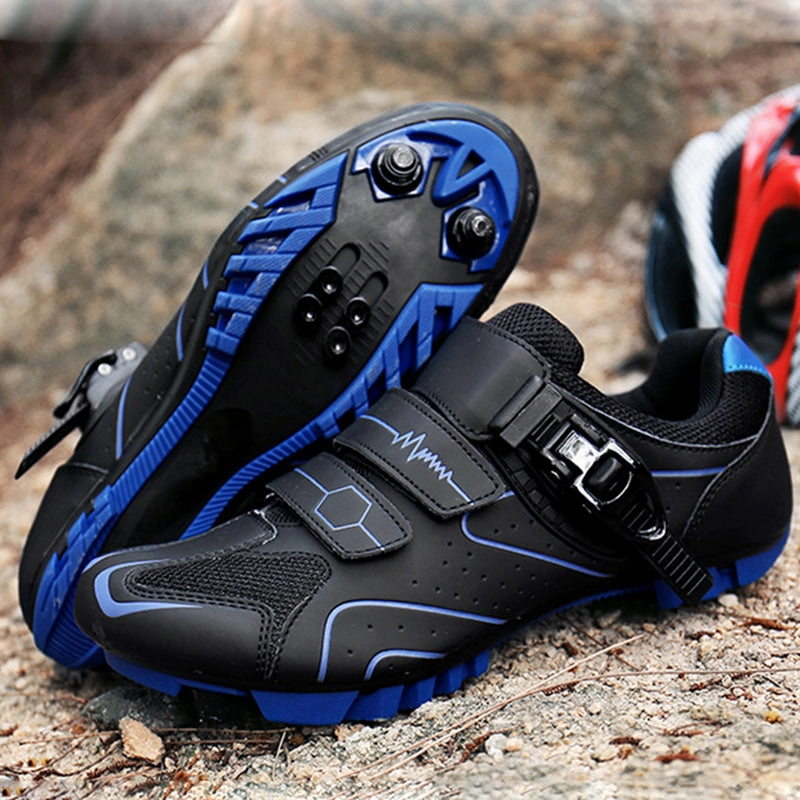 Bow Flat Shoes Mountain Bike Shoes Mens Cycling Shoes Compatible with SPD System Pedal for Indoor and Outdoor Mountain Road Biking Riding