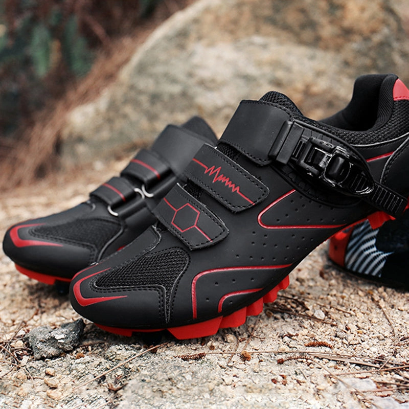 Mountain Bike Shoes Mens Cycling Shoes Compatible with SPD System Pedal for Indoor and Outdoor Mountain Road Biking Riding Minimalist Flats Shoes