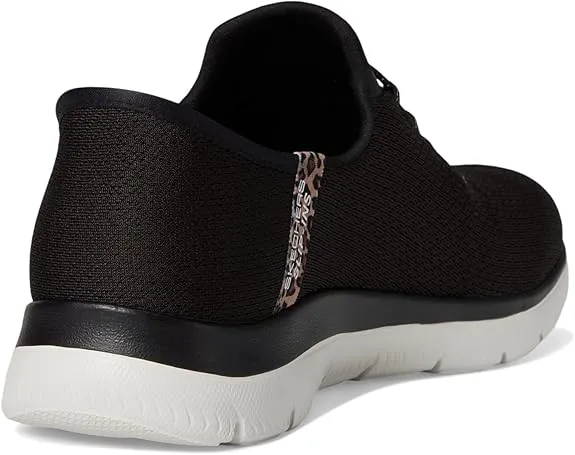 Nike Sneakers Flat Skechers Women's Summits-Leopard Chic Hands Free Slip-ins Sneaker