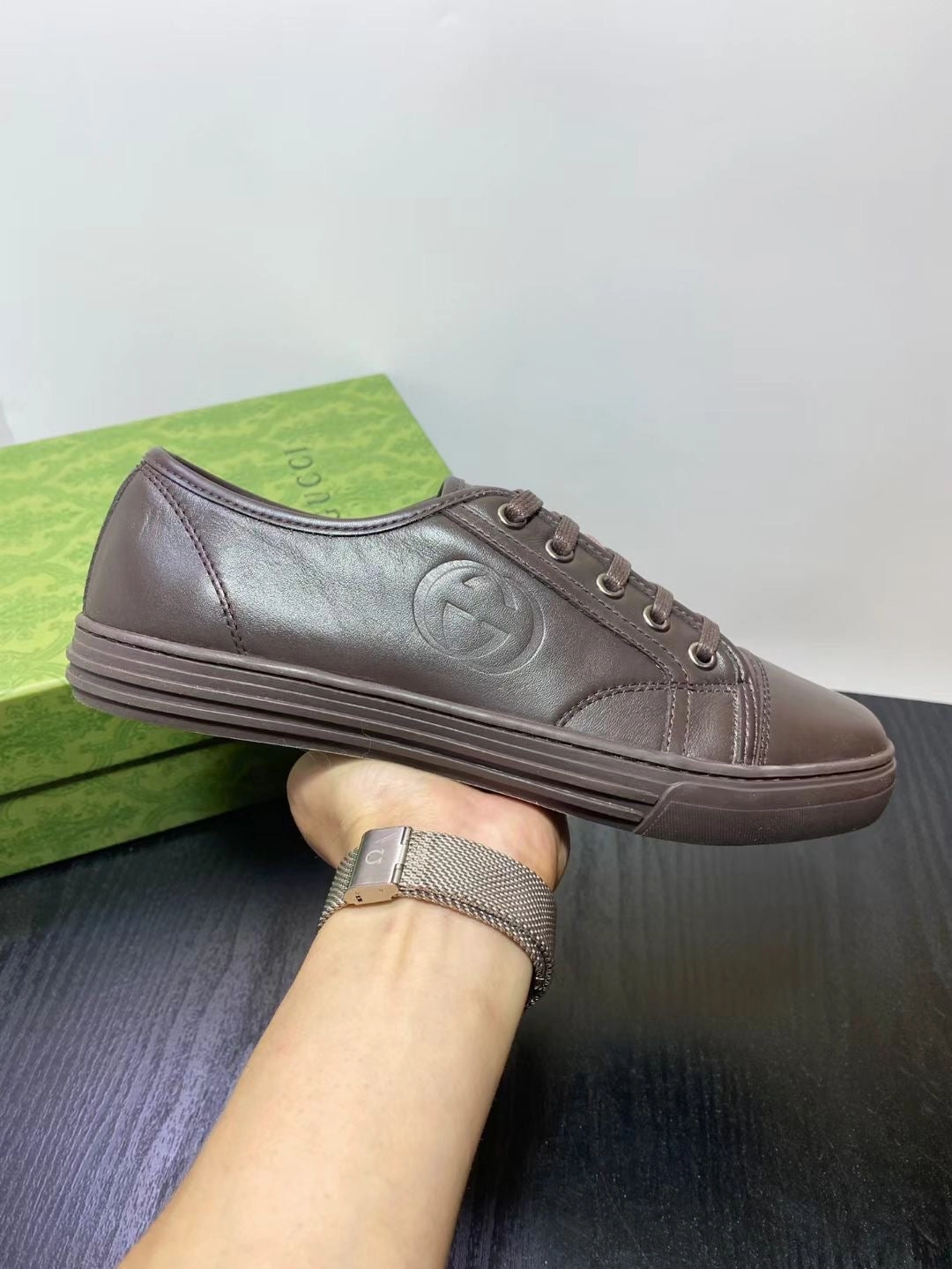 Silver Puma Sneakers MSE077 Men's GG Sneakers / Size7-12