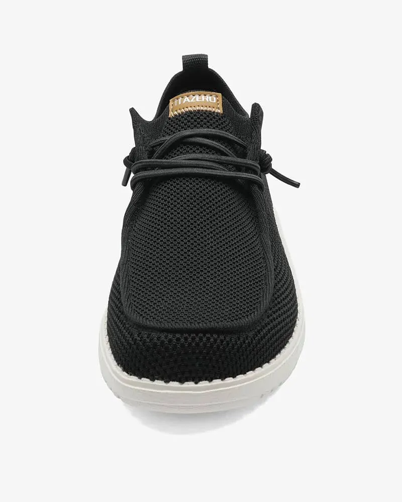 Women's Wide Shoes In Black Shorts And Loafers