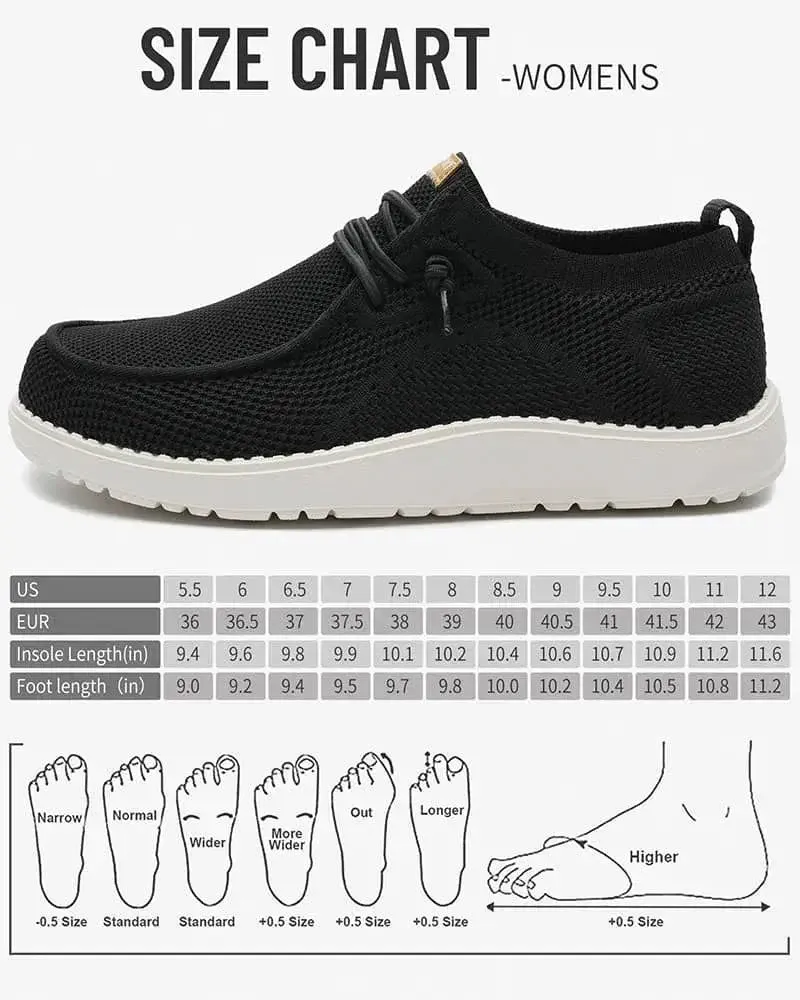 Italian Leather Loafers Women's Wide Shoes In Black