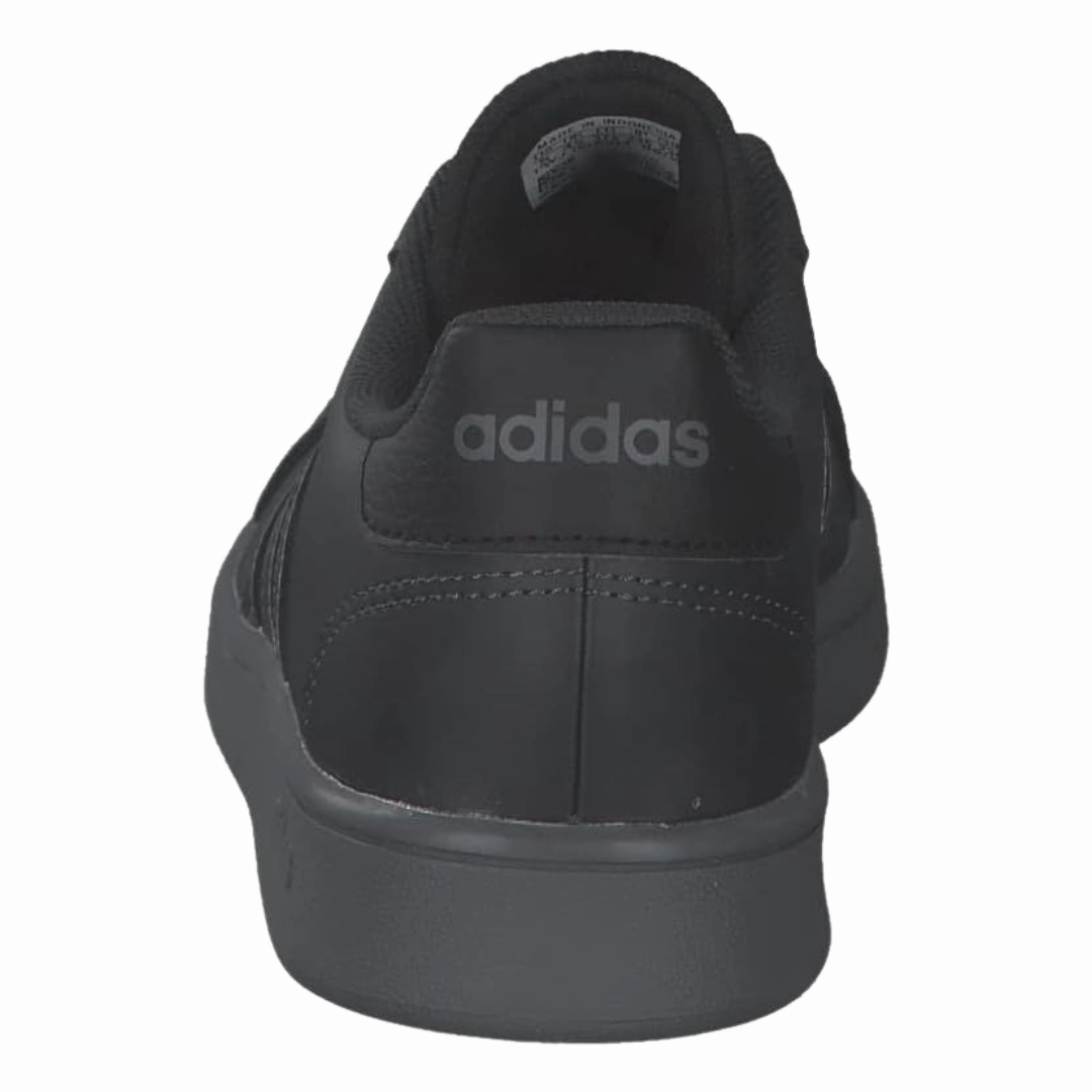 Adidas Blade Shoes Adidas - Kid's Grand Court J 'Camo' - Carbon / Grey Four / Core Black