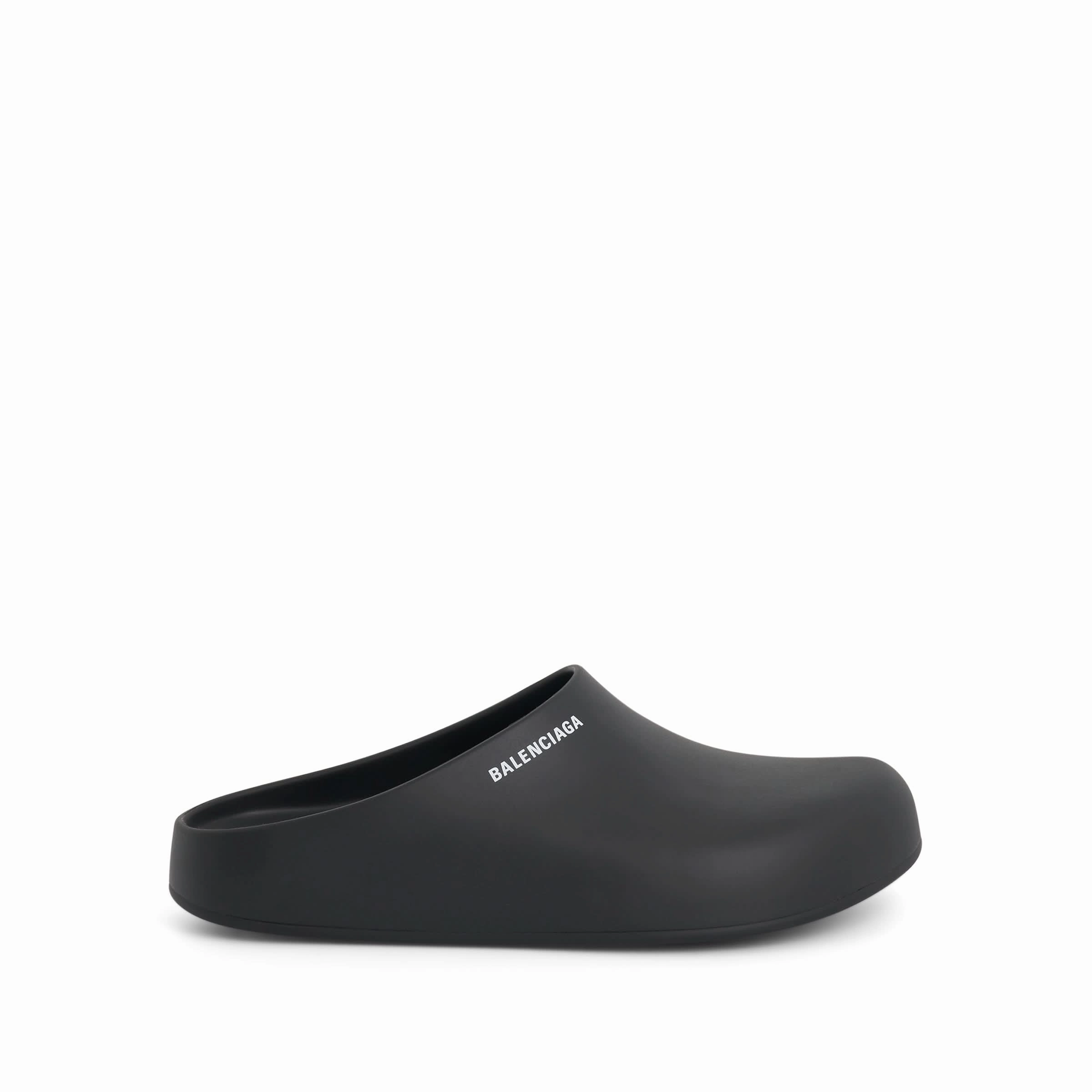 Mule Slide in Black Sandals Resprts