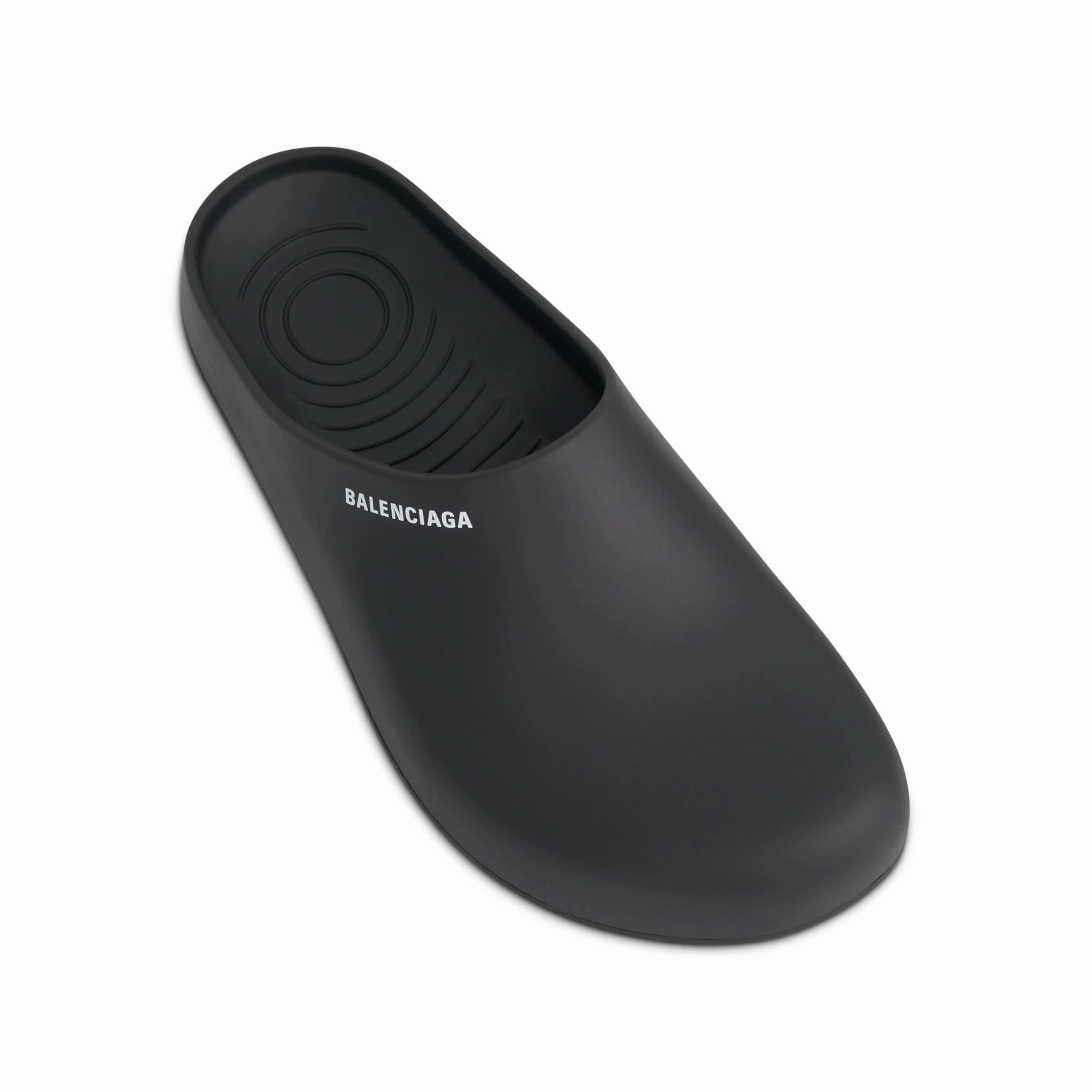 Glitter Sandals Mule Slide in Black