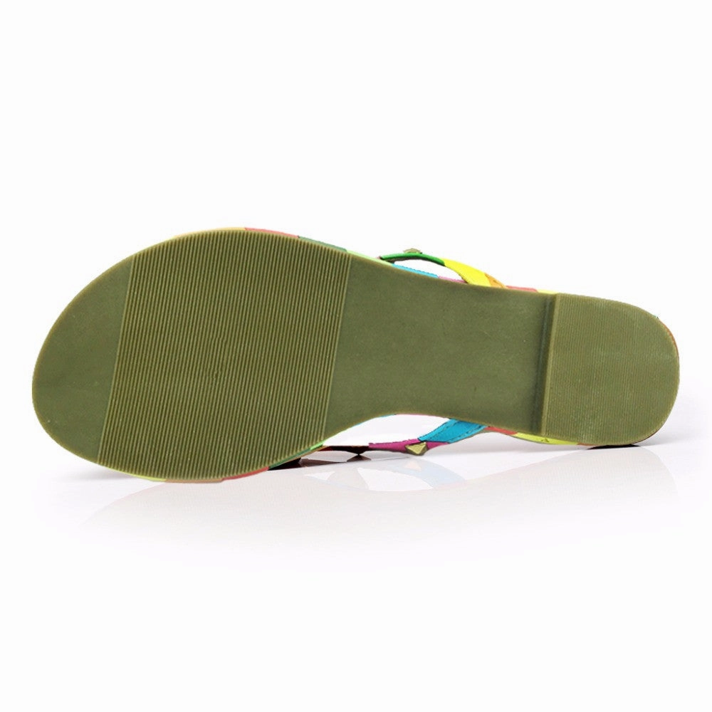 Bart Flip Flops New 2017 Summer Style Rainbow Flip Flops Sexy Slippers Free shipping