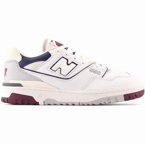 New Balance 550 White Maroon Natural Indigo New Balance All Black Mens