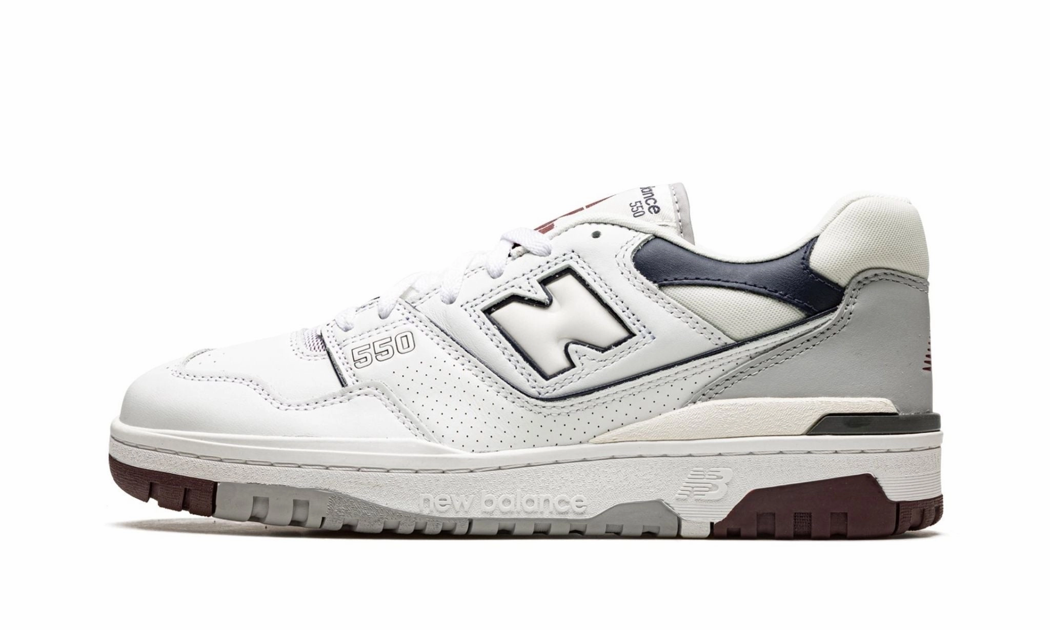 Zapatos New Balance Hombre Originales NEW BALANCE 550 WHITE NATURAL INDIGO BURGUNDY