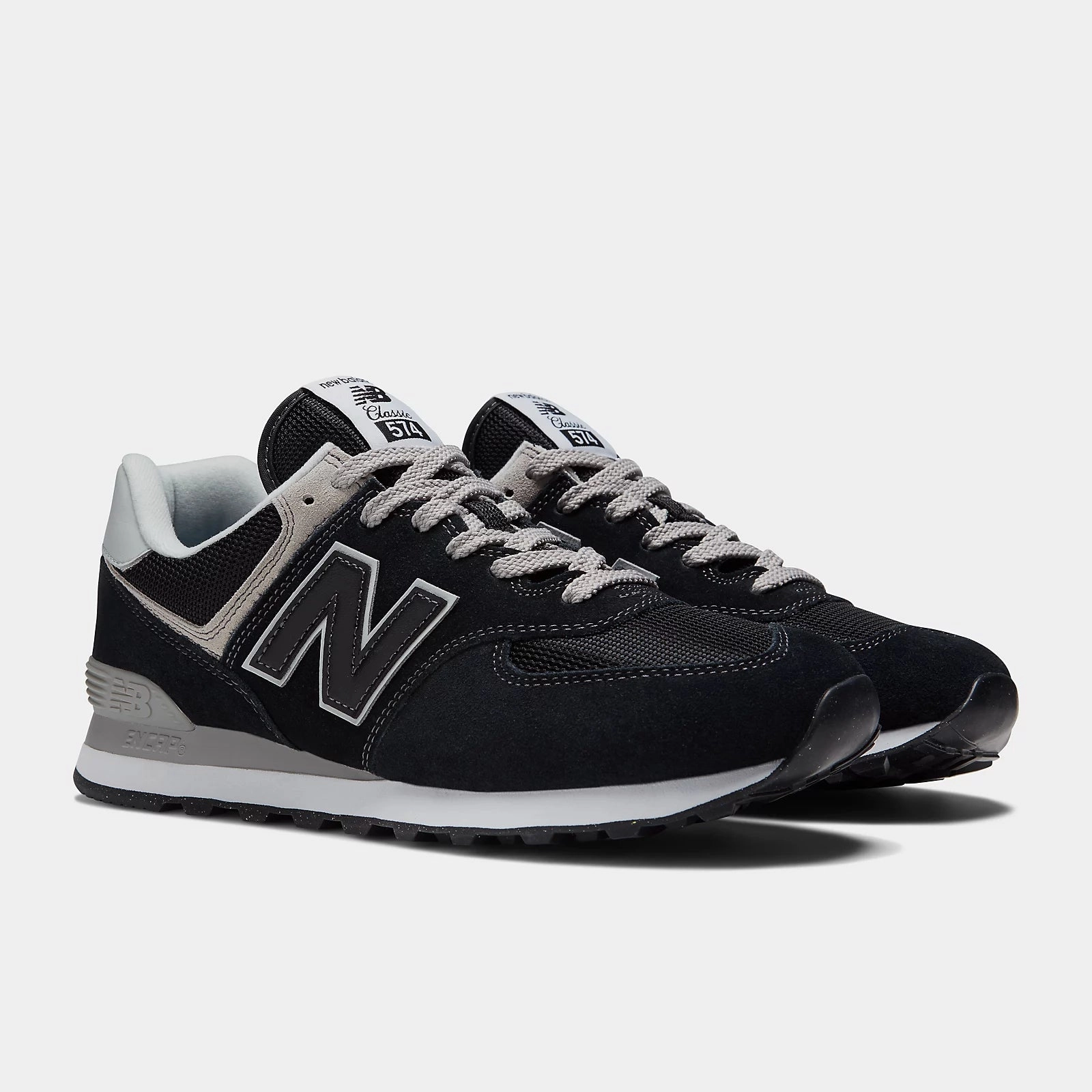 New Balance - Men's 574 Black/White ML574EVB 1906 Loafer New Balance