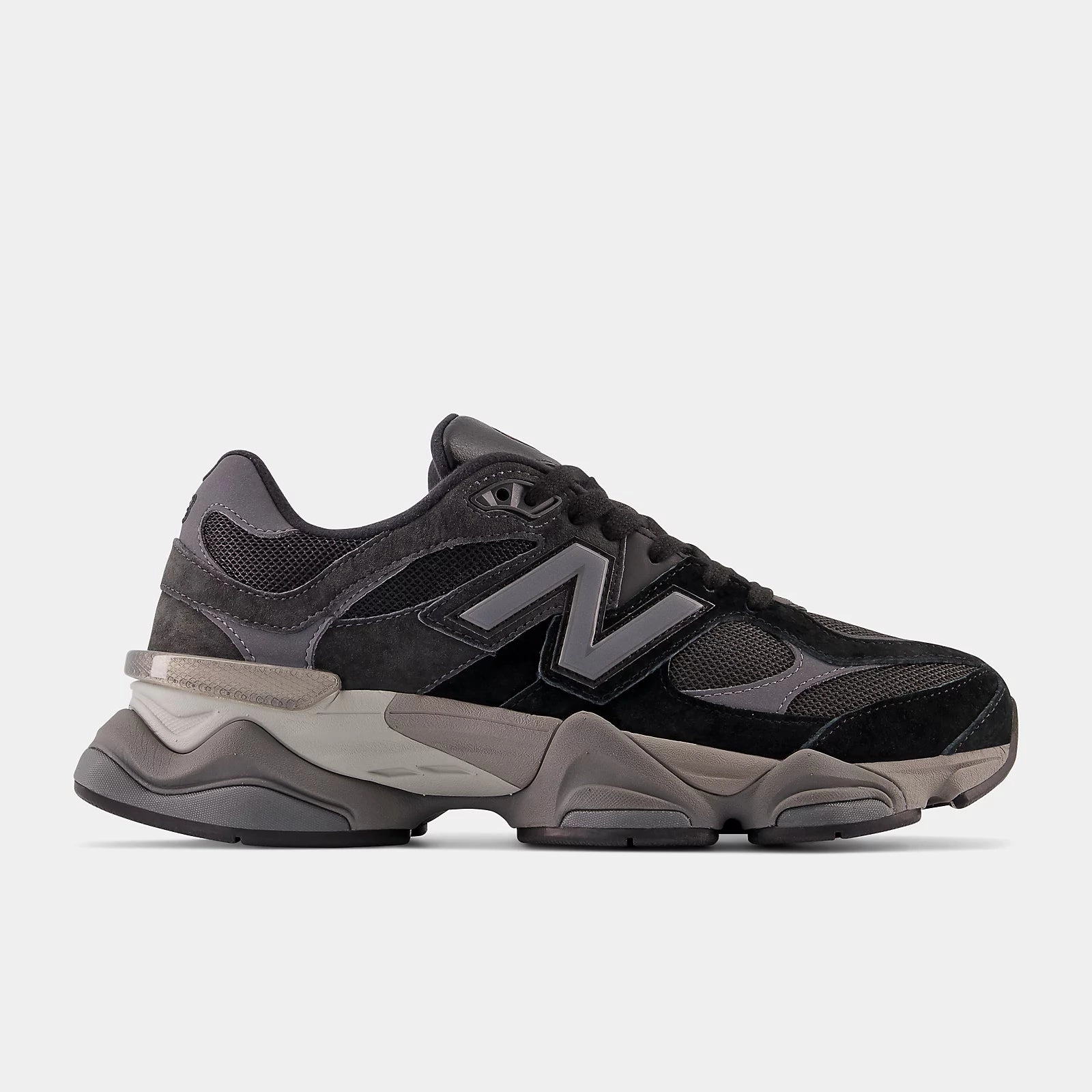 New Balance - U9060BLK Black with Castlerock and Rain Cloud Men's New Balance Fresh Foam 680
