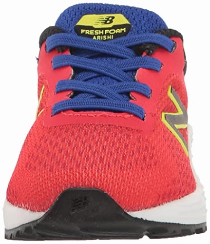 New Balance Kid's Fresh Foam Arishi V2 Bungee Running Shoe, Neo Flame/Black/Lemonade, 12.5 Little Kid 9060 New Balance Triple Black