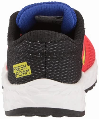 New Balance Nori New Balance Kid's Fresh Foam Arishi V2 Bungee Running Shoe, Neo Flame/Black/Lemonade, 12.5 Little Kid