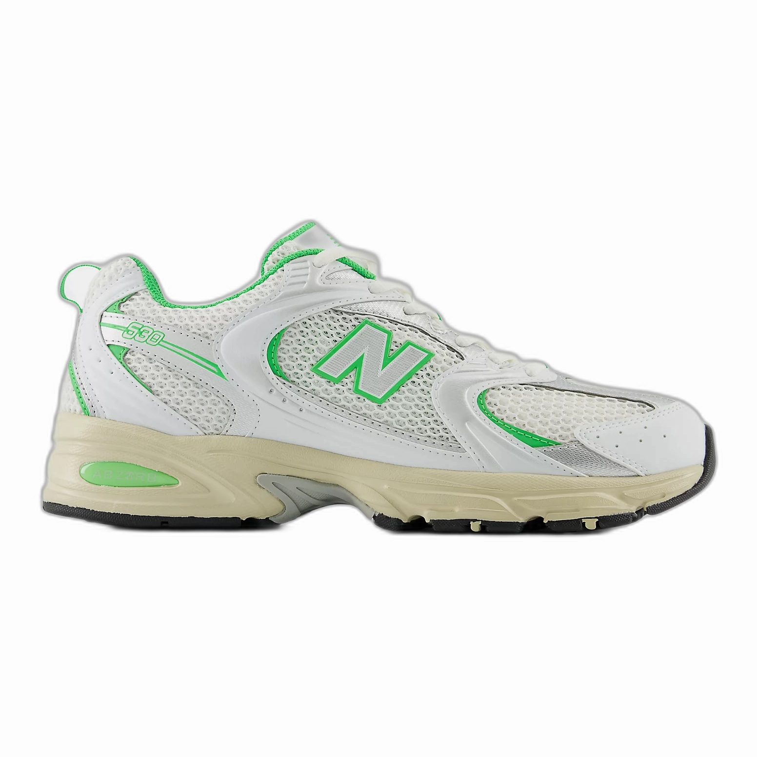 New Balance Men's 530 Shoes - White / Palm Leaf New Balance Blue Green