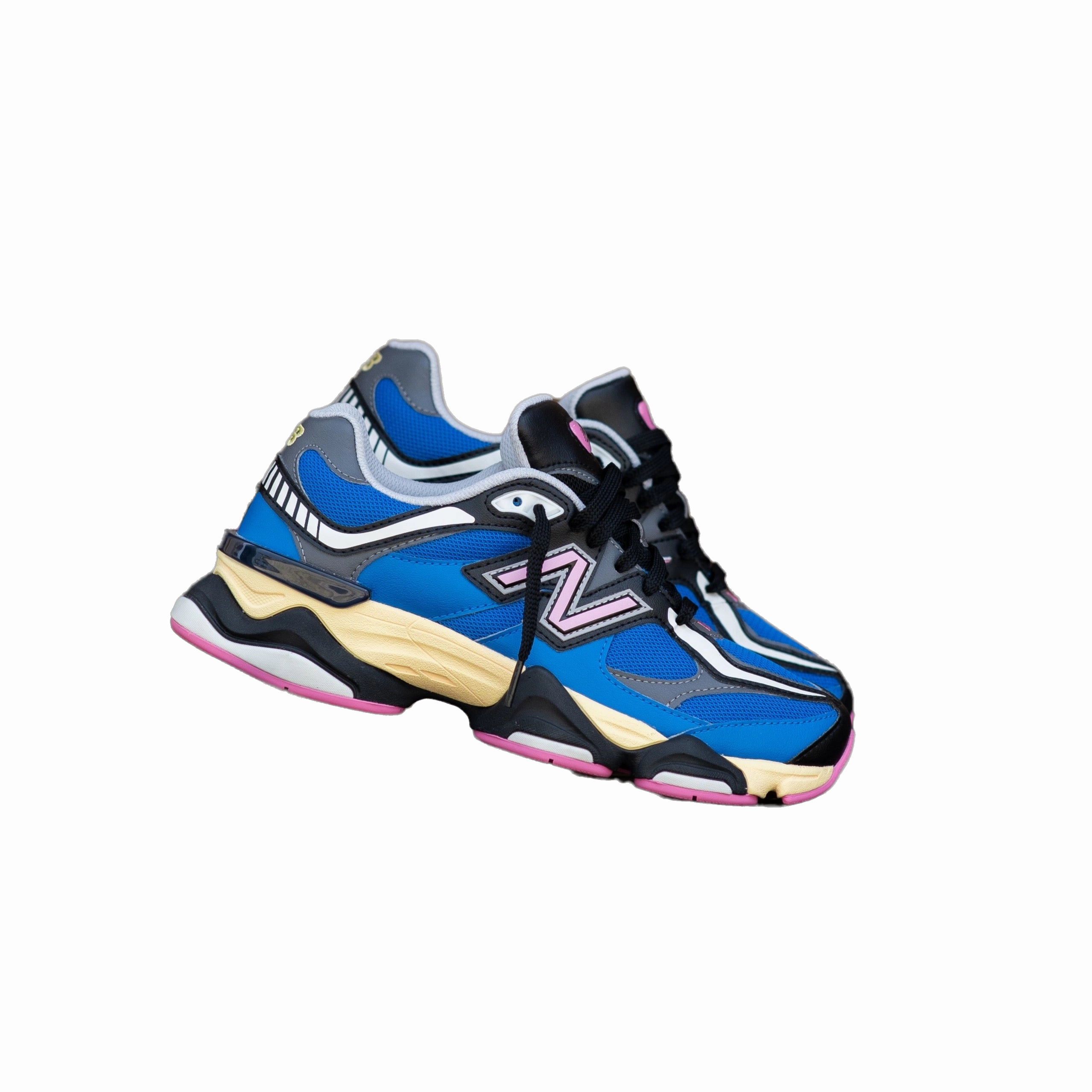 New Balance Men's 9060 Shoes - Blue Oasis / Real Pink Are New Balances Running Shoes