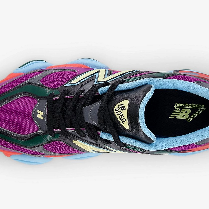 New Balance 574 Jeans New Balance Men's 9060 Shoes - Purple Fuchsia / Blast Red / Washed Amber